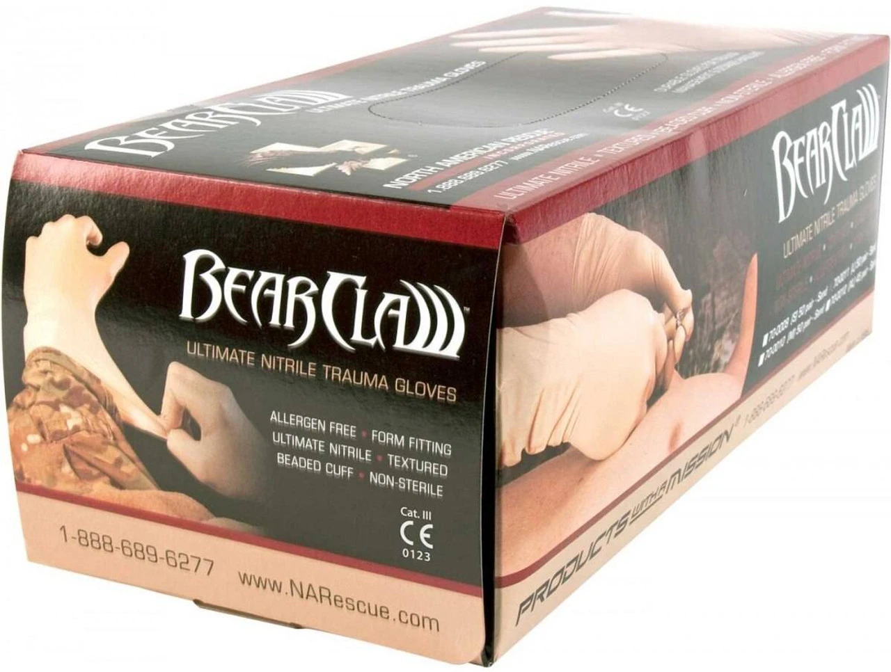North American Rescue Bear Claw Gloves - 100 Pairs 4 North American Rescue Bear Claw Gloves - 100 Pairs - Image 4