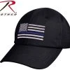 Rothco Black Mesh Back Thin Blue Line Flag Tactical Cap
