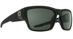 Spy Optics Dirty Mo Soft Matte Black Sunglasses With Happy Grey Green Polarized Lenses