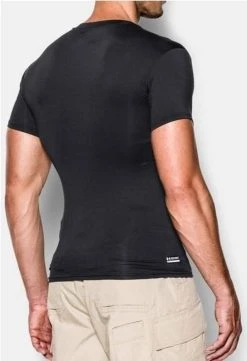 Under Armour Men's Tactical HeatGear Compression V-Neck T-Shirt -Tactical Clothing Shop under armour heatgear v neck t shirt 1216010 31753.1601533725