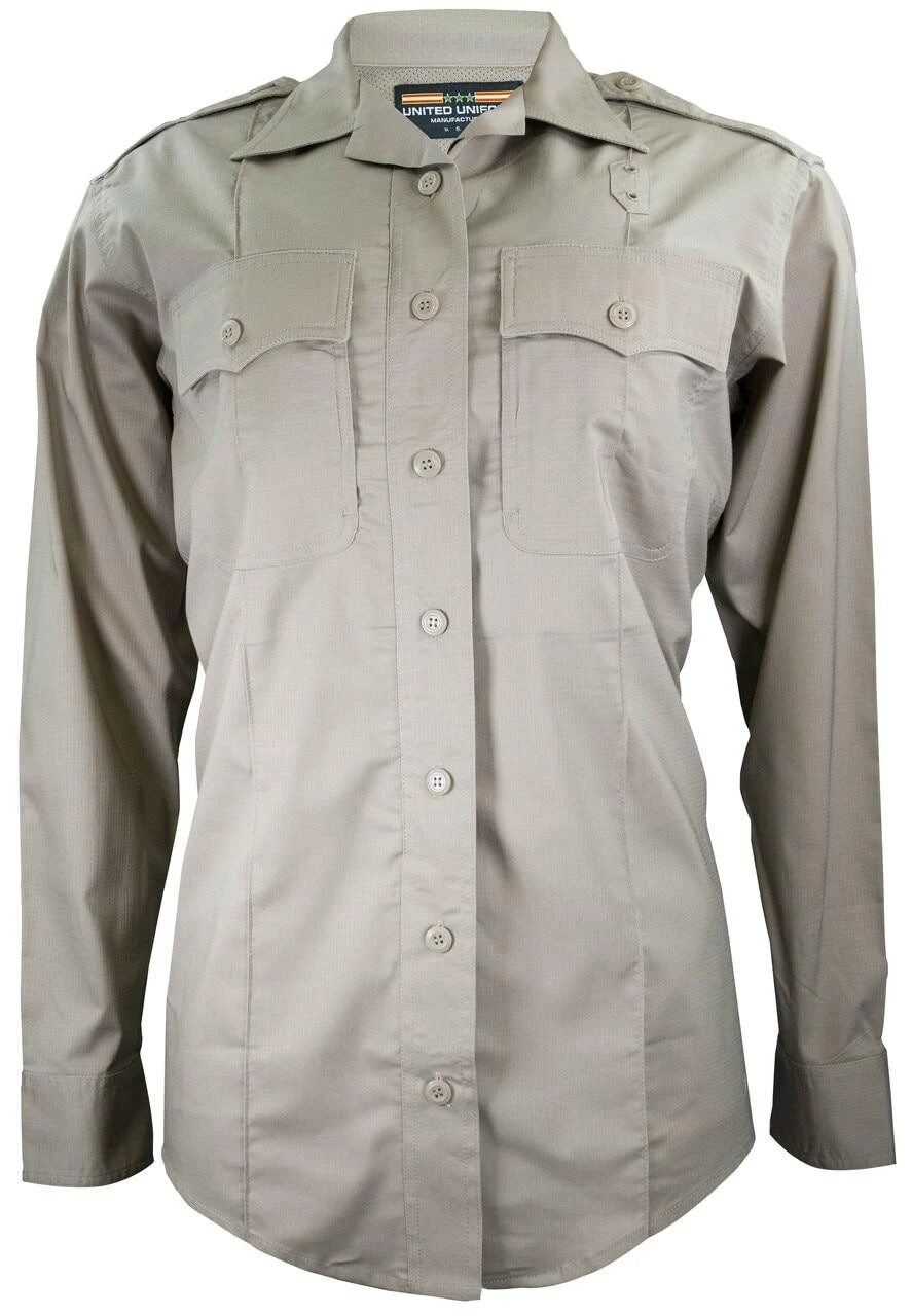 United Uniform Women's LASD Advanced Patrol Long Sleeve Uniform Shirt 1 United Uniform Women's LASD Advanced Patrol Long Sleeve Uniform Shirt